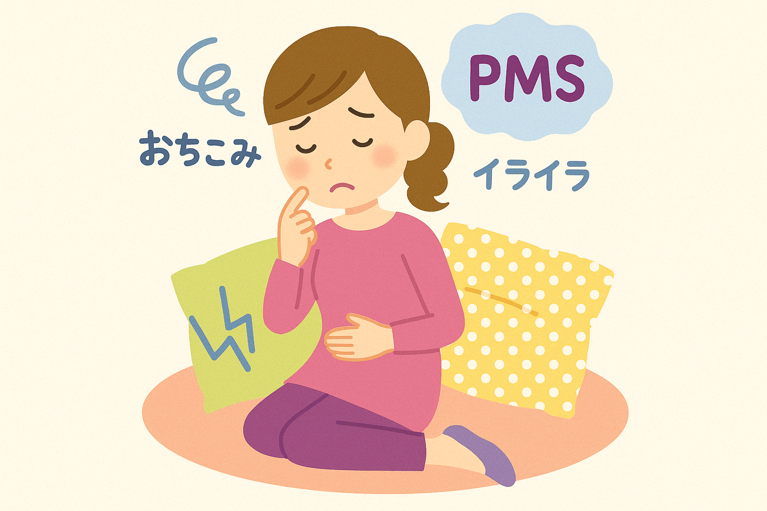 PMS（月経前症候群）のつらさ、漢方で優しく整える